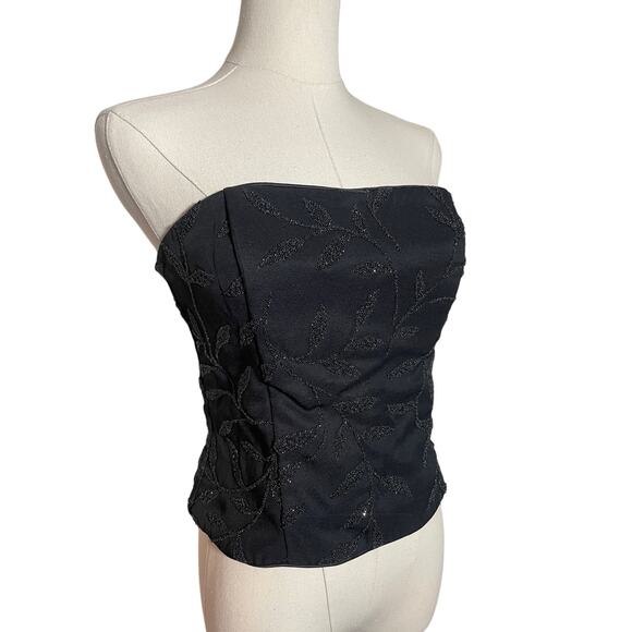 90's Vintage Beaded | Corset Top | Small - Picture 3 of 5